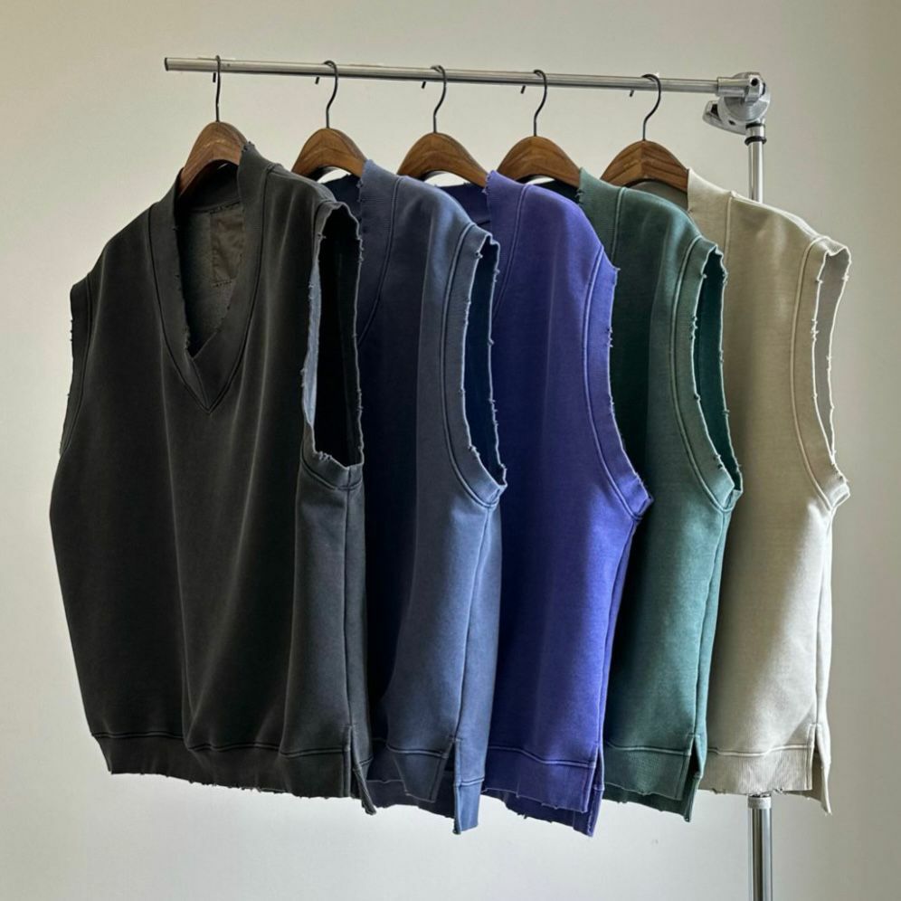 V領破邊背心 12GAUGE-017V