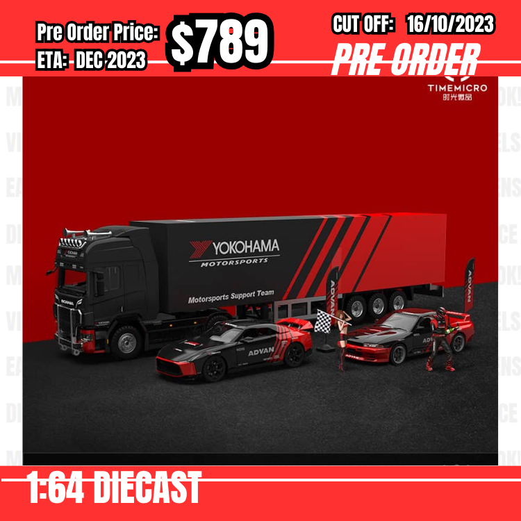 PO-$789 * Time Micro * 1:64 Advan Transporter Set [OD10/10]