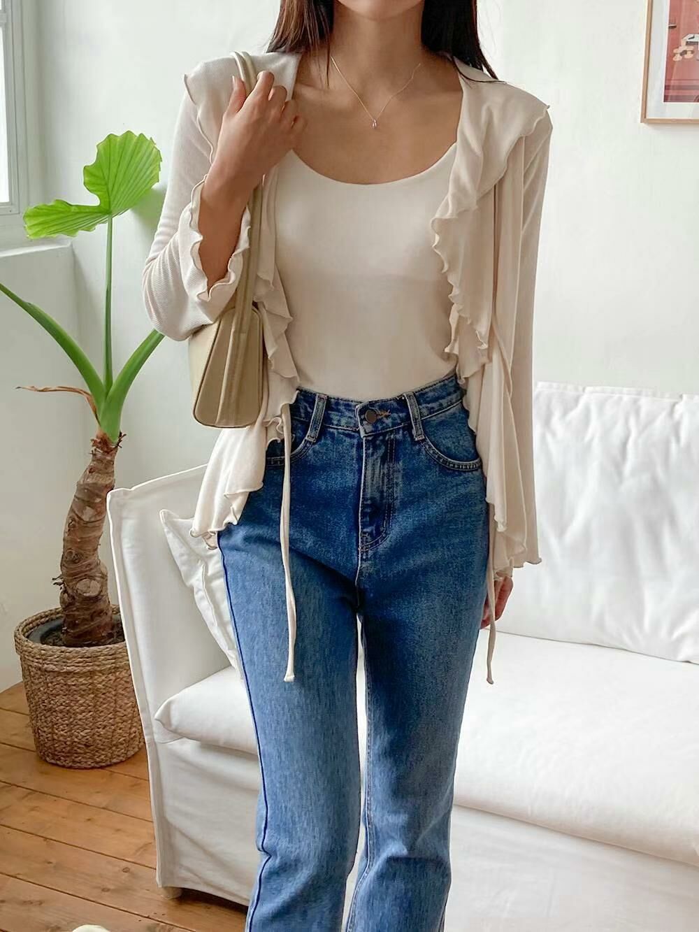 JK#14175🤎垂葉外套