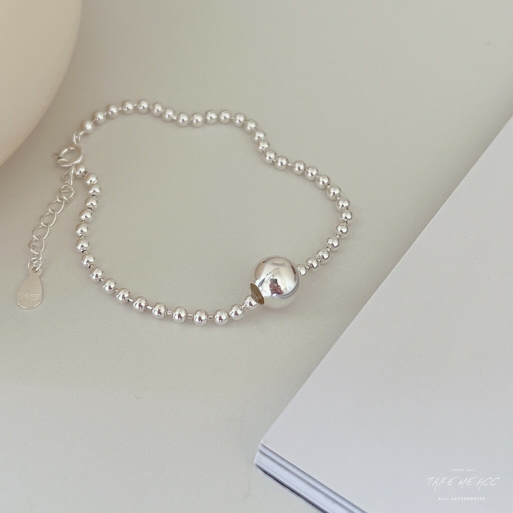 圓球｜ 純銀手鍊