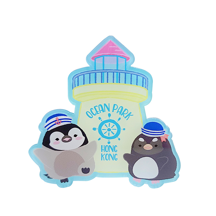 Sailor Penguin Lighthouse Magnet