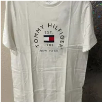 [S] TOMMY HILFIGER TOMMY NY LOGO T-SHIRT,WHITE, 78J8874-101 (STH415)