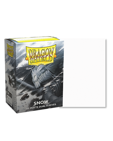 龍盾卡套 Dragon Shield: Snow Matte Clear Standard Size