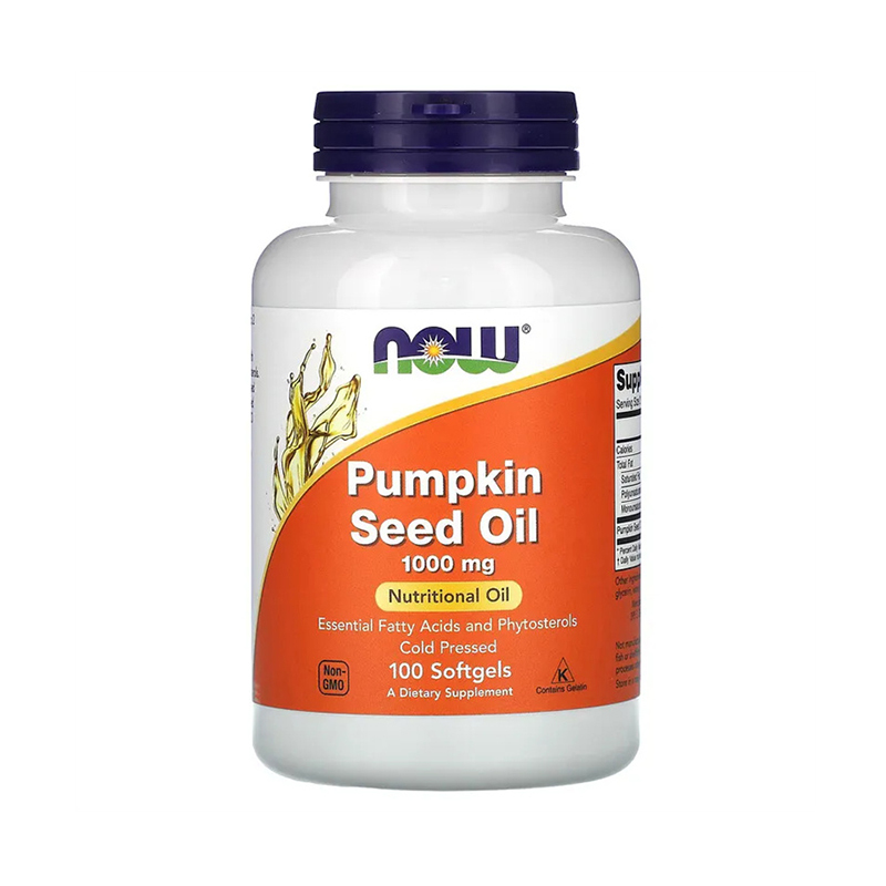 Now Foods, Pumpkin Seed Oil, 1000 mg, 100 Softgels
