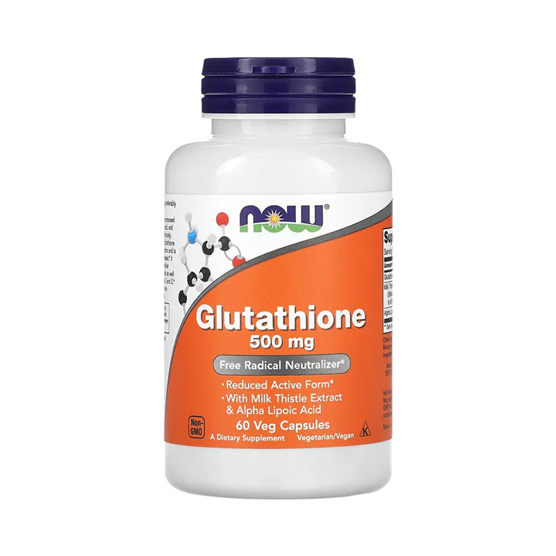 Now Foods, Glutathione, 500 mg, 60 Veg Capsules