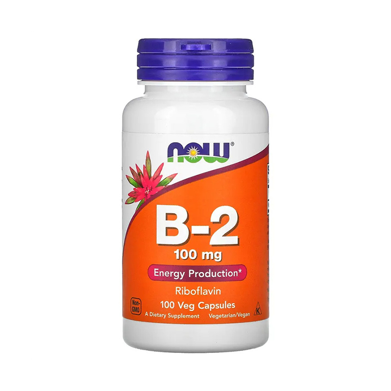 Now Foods, B-2, 100 mg, 100 Capsules