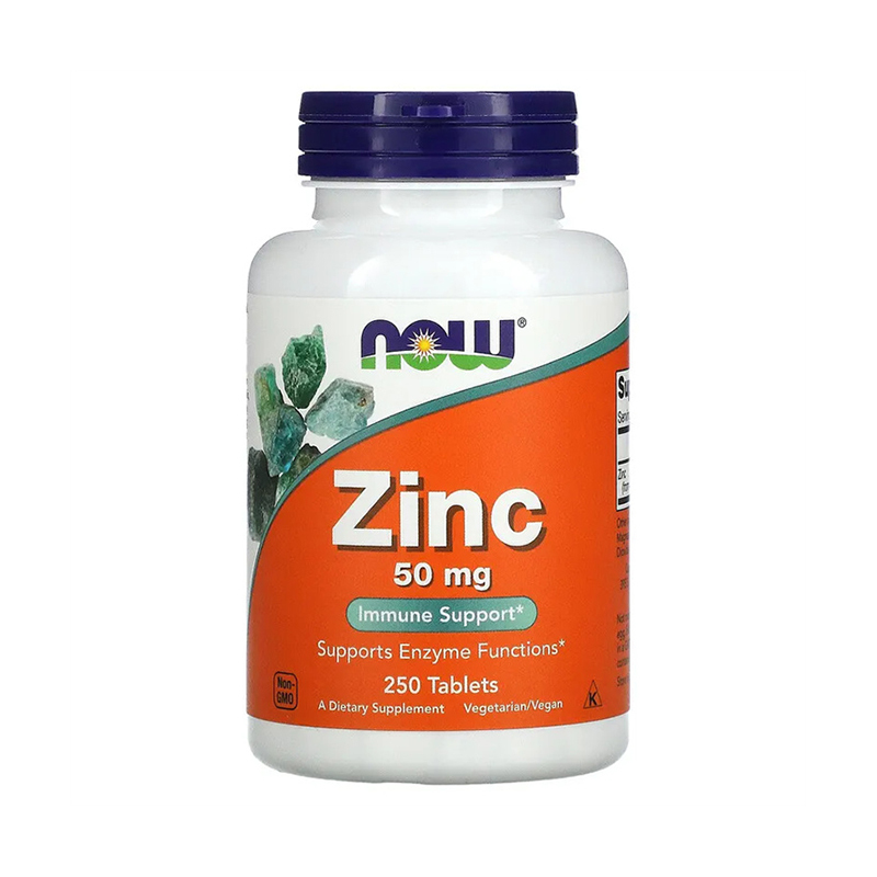 Now Foods, Zinc, 50 mg, 250 Tablets