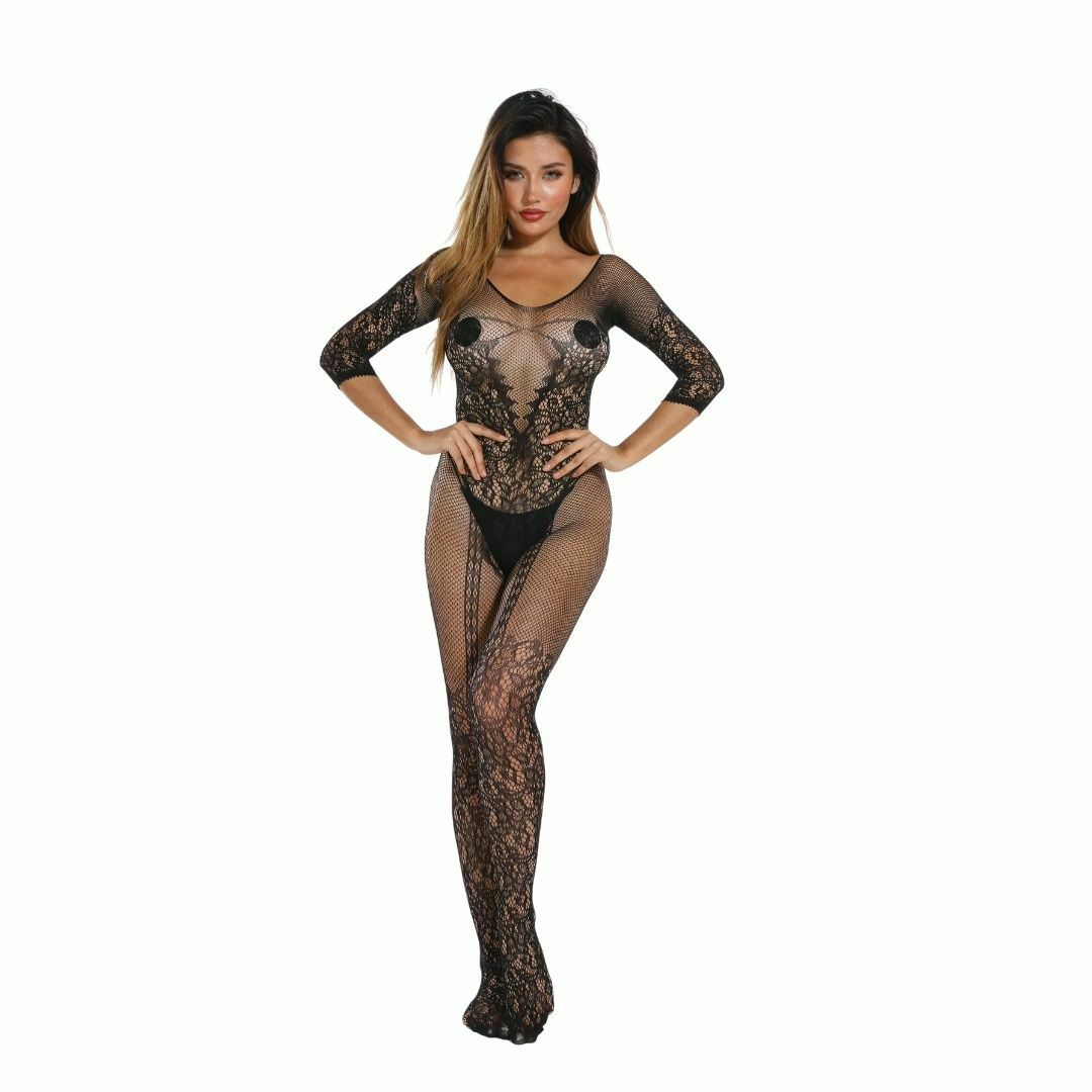 Rose dark pattern sleeved jumpsuit 4937