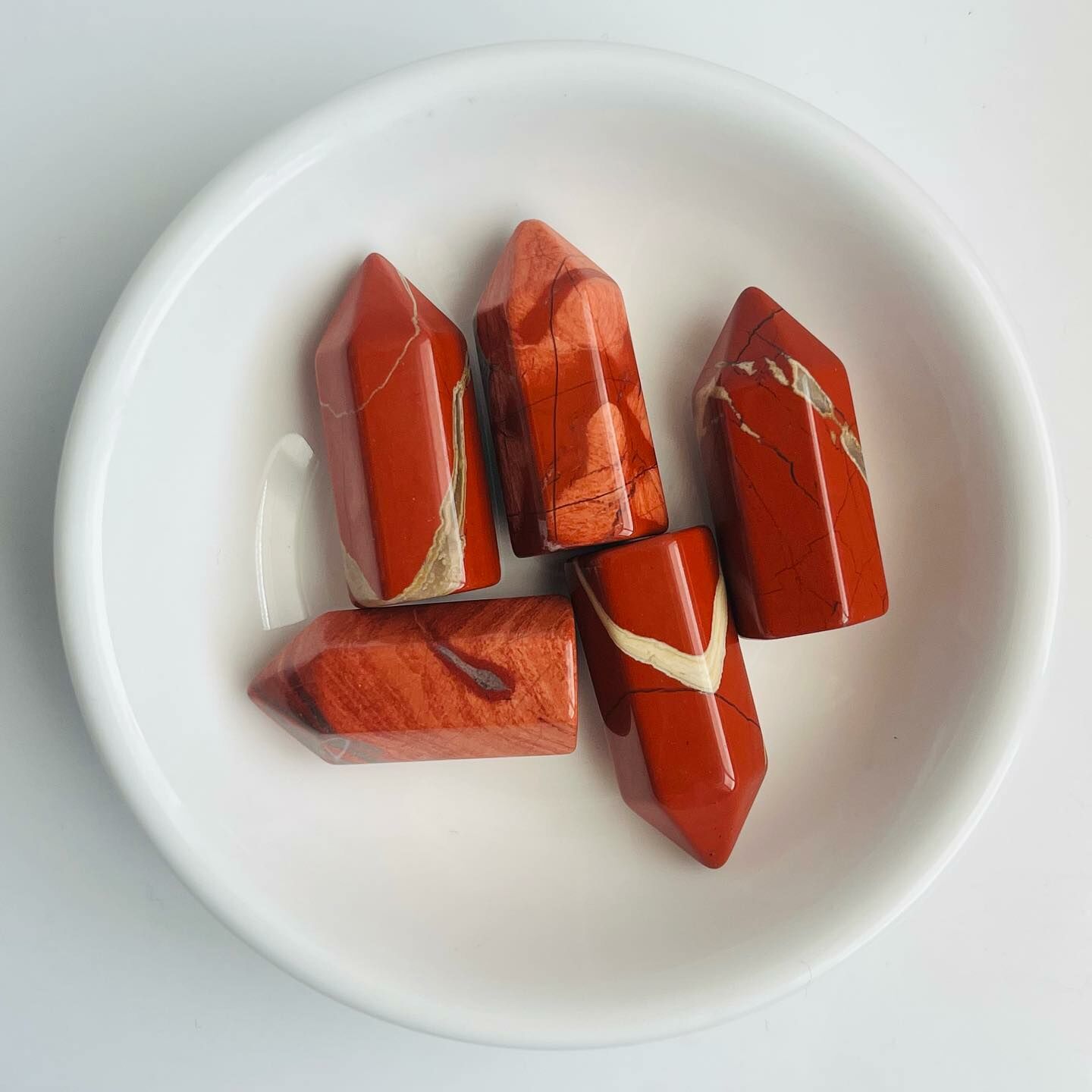 [原石] 紅碧玉 迷你小柱子