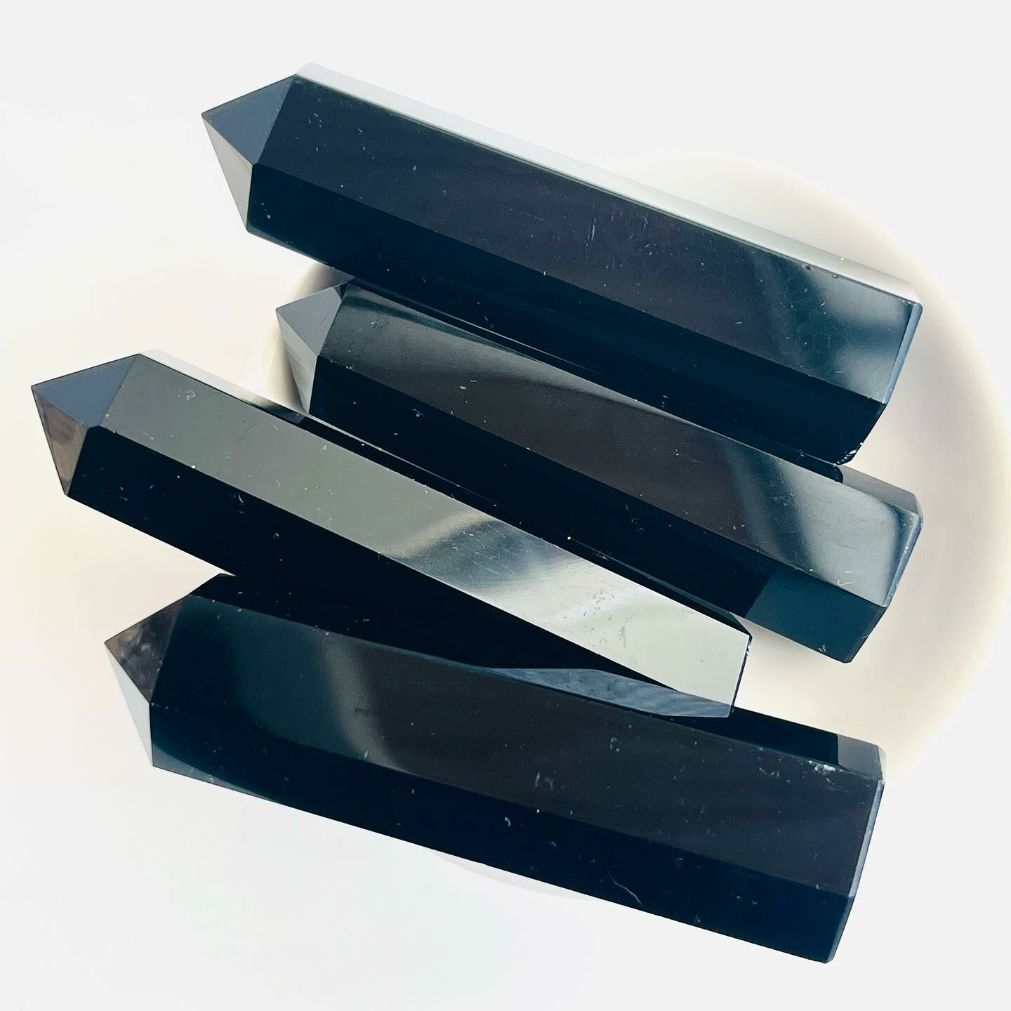 [原石] 黑曜石 水晶柱