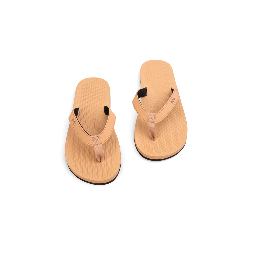 ※INDOSOLE 男款人字拖/沙漠棕LIGHT SOIL