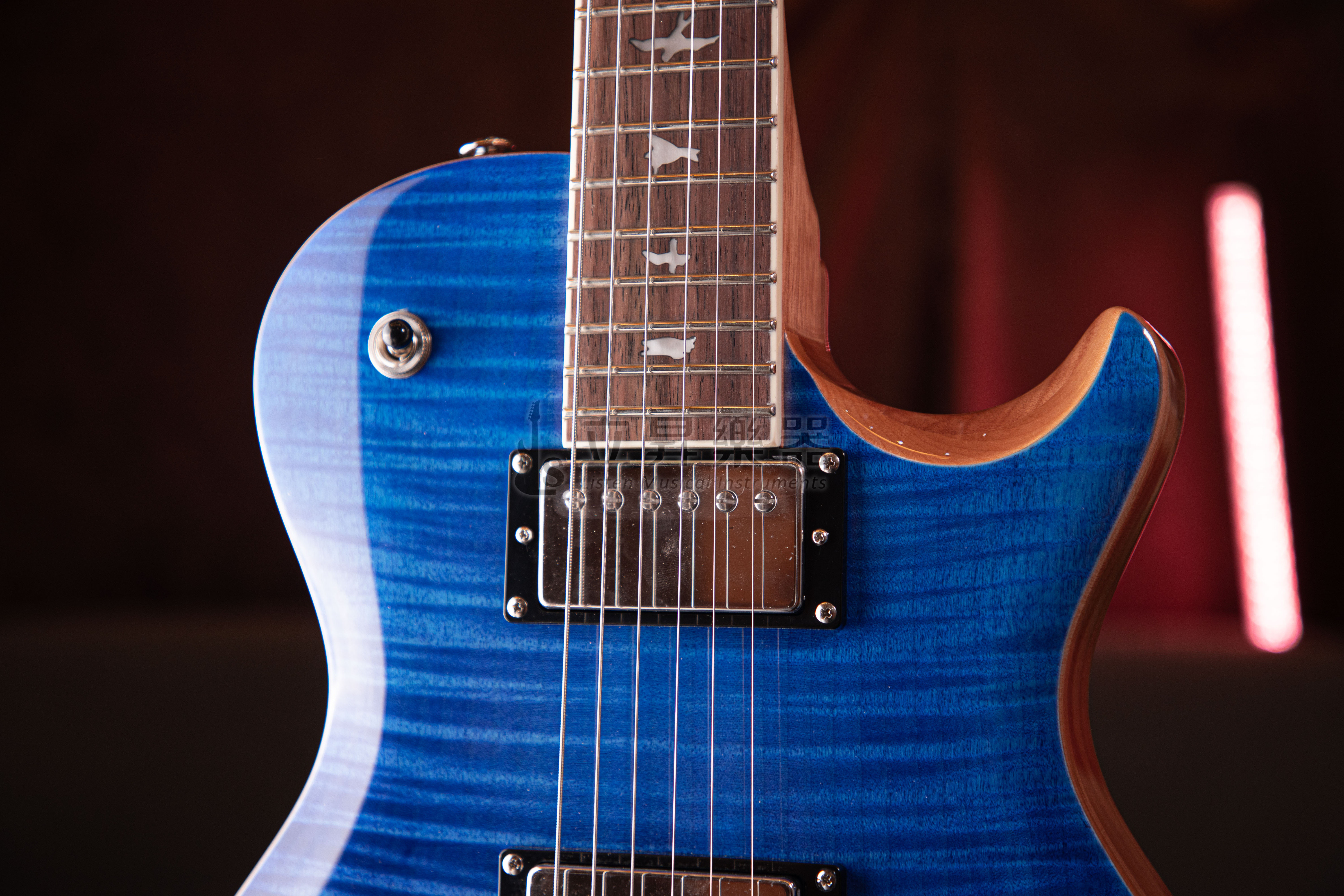 PRS SE MCCARTY 594 singlecut Faded Blue 漸層藍色 FB 可切單 無搖座 虎紋楓木 附原廠琴袋