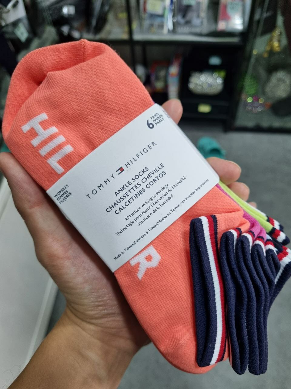 [S] TOMMY HILFIGER 69J8691 660 OS/TU ANKLE SOCKS CHAUSSETTES CHEVILLE CALCETINES CORTOS, 196805836187 (STH442)