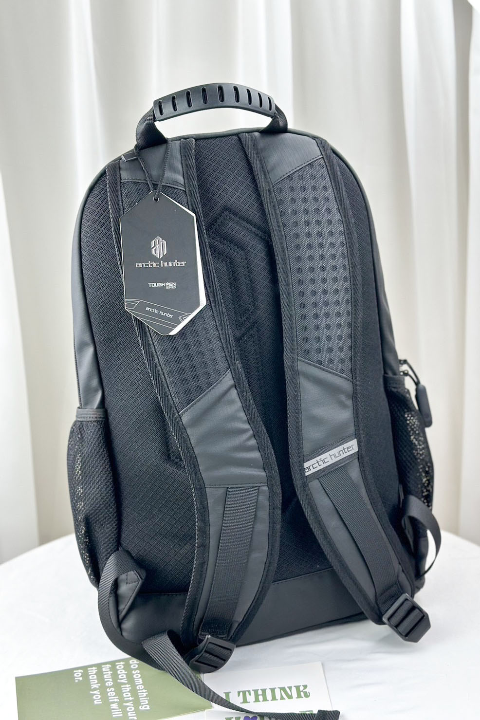 Arctic hunter 經典黑 多功能男用後背包 / 電腦包 #B00489