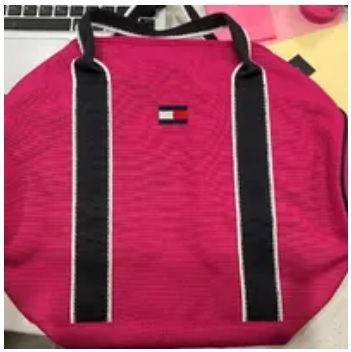 [S] TOMMY HILFIGER DUFFLE BAG,PINK, 197232097837 (STH446)