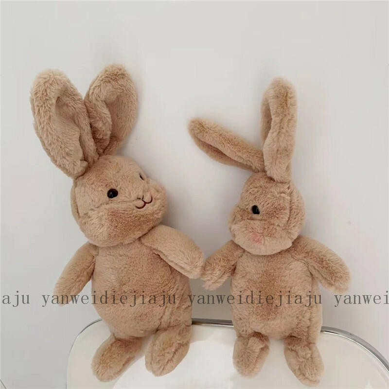 《3092》ins可轉動毛絨小兔兔玩偶