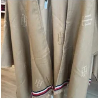 [S] TOMMY HILFIGER 69J9408 TH LOGO CAPE,PINECONE TAN, 197232098056 (STH452)