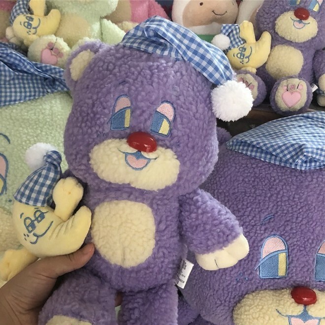 《3093》少女心晚安泰迪熊玩偶抱枕