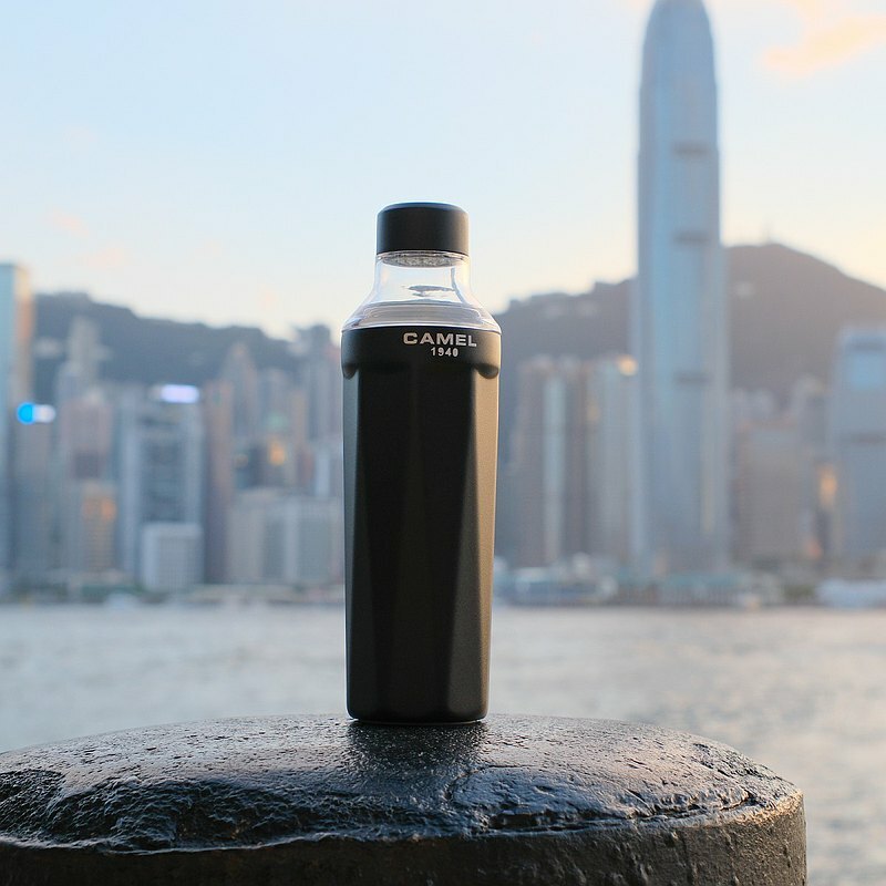 【Member Extra 10% off】Camel 駱駝牌  - Flow53  Ceramic Stainless Steel Vacuum Thermos Bottle 530ml - All Black 全黑 (AB)