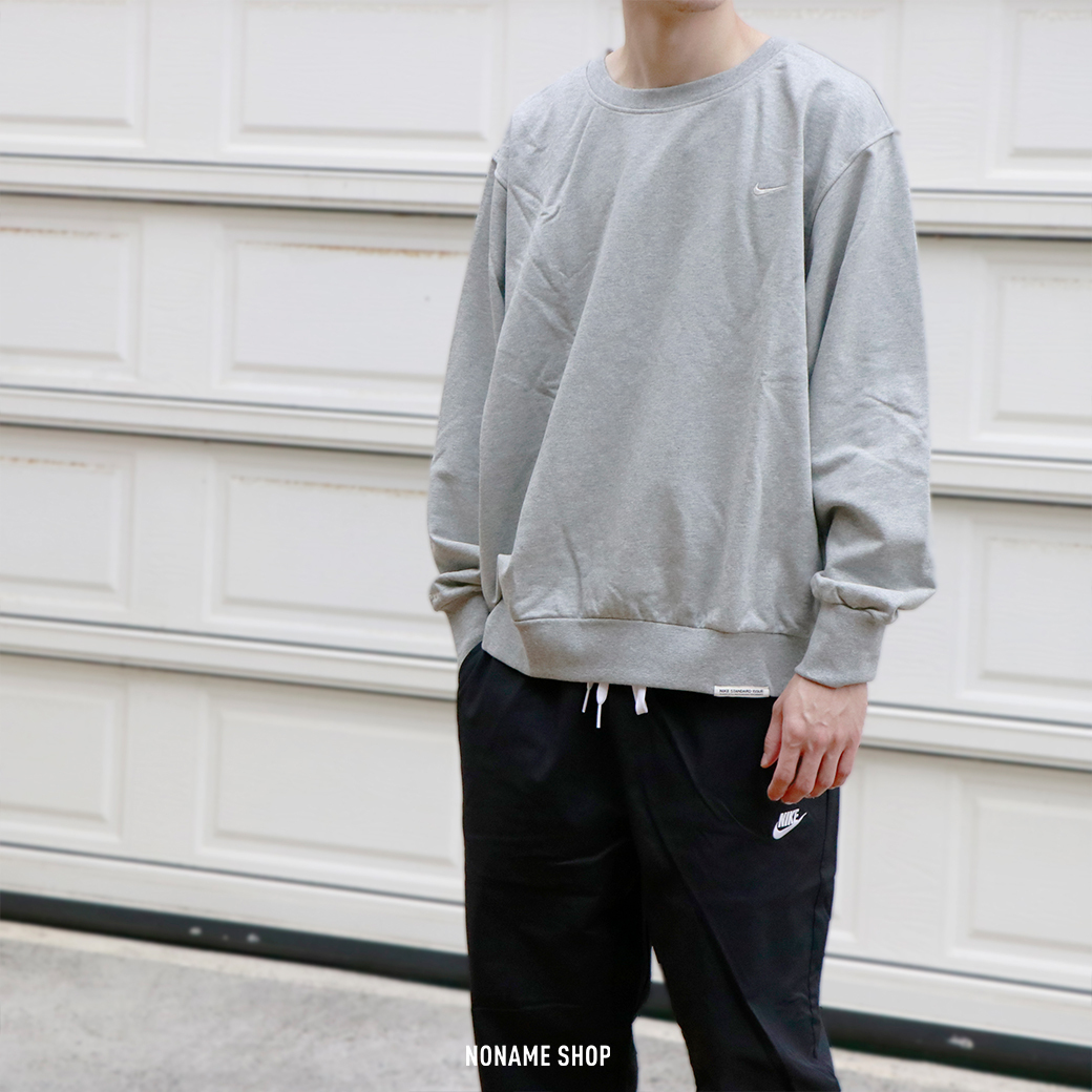 NIKE STANDARD CREW 刺繡 小勾 拉鍊口袋 大學T 兩色 (男款)