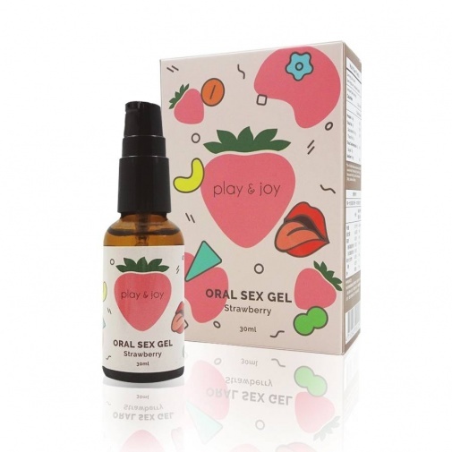 Play &amp; Joy Oral Sex Strawberry Lube - 30ml