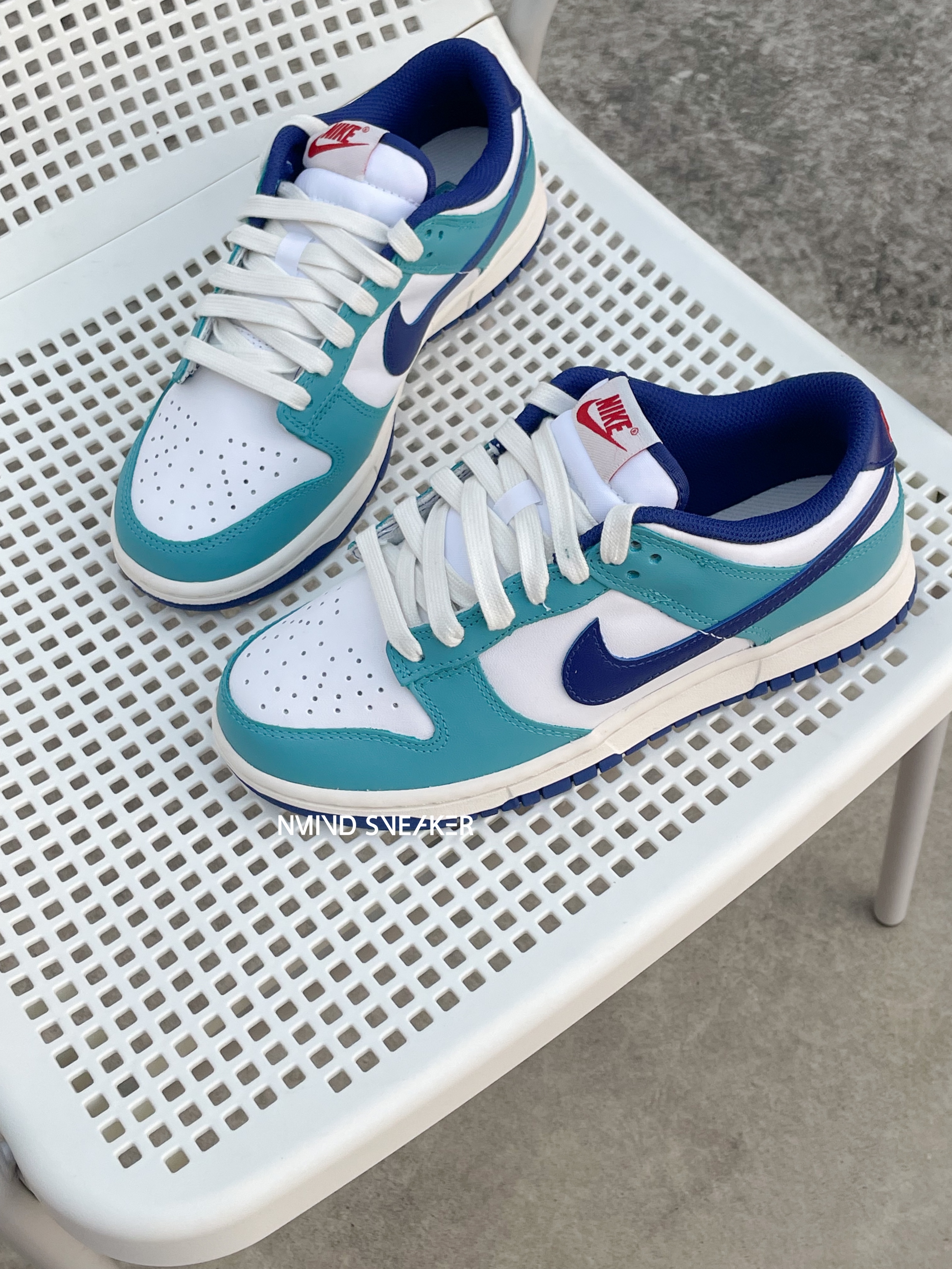 <線上SALE❤️‍🔥>22/22.5cm-Nike Dunk Low Teal Nebula Deep Royal  女鞋 薄荷蘇打