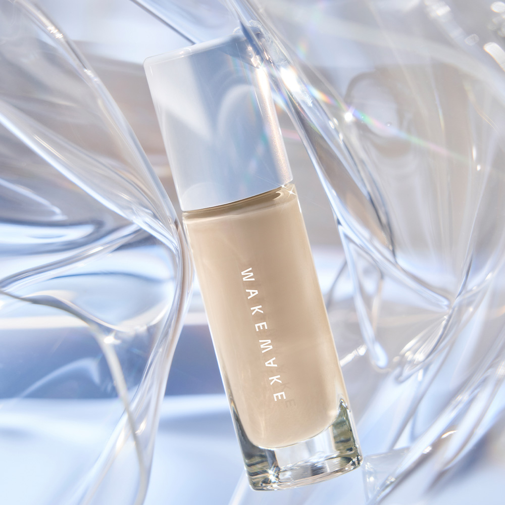 WAKEMAKE Water Glow Coating Foundation 30ml [Official Brush Planning Set]