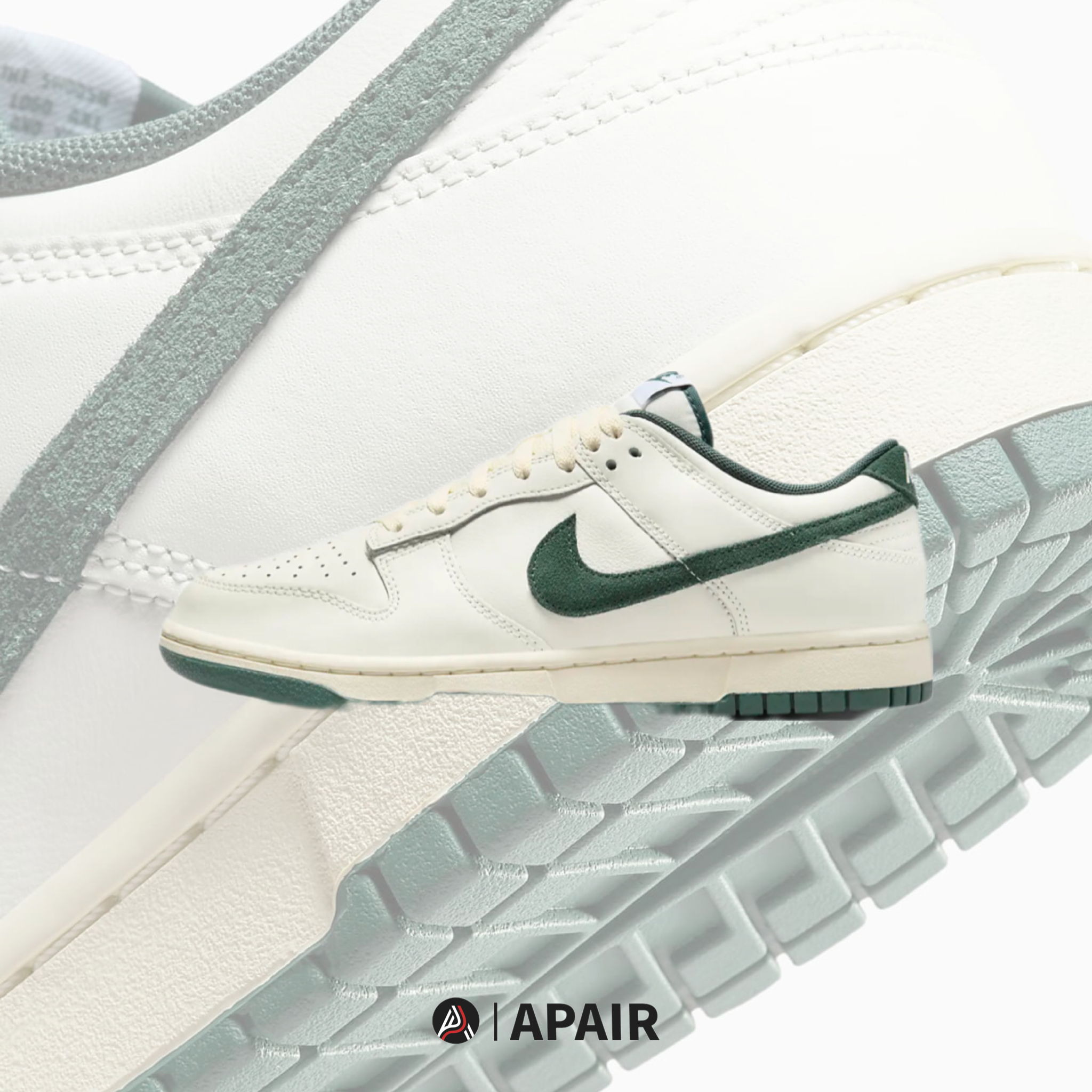 【APAIR】預購 Nike Dunk Low “deep jungle” 米白 森林綠 FQ8080-133