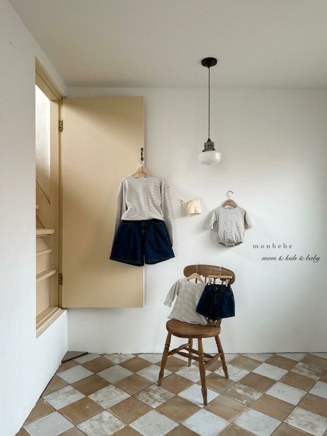 (現貨) 韓國童裝 親子裝 橫間Top