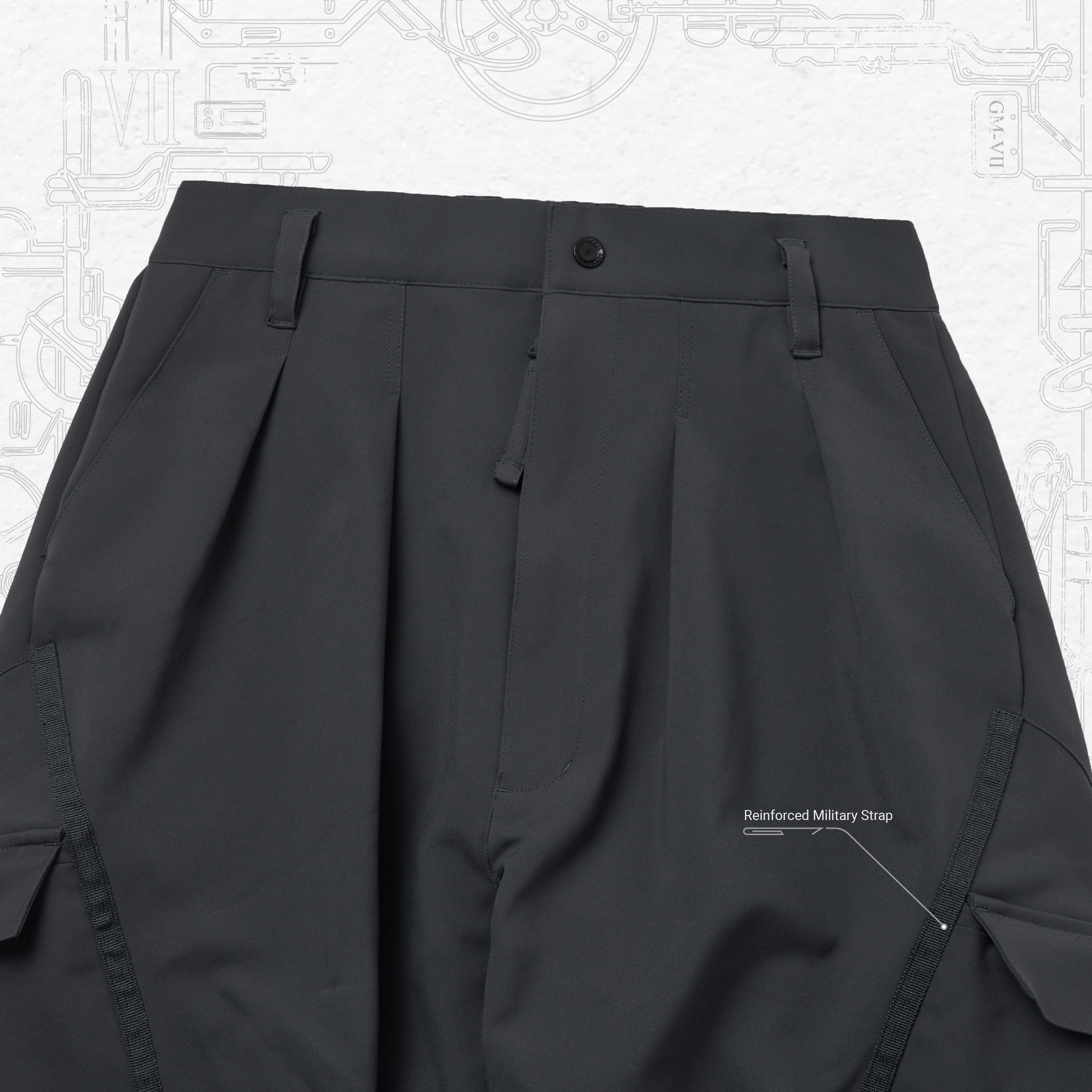G7-P1” Zettabyte 4D Utility Pants - Iron