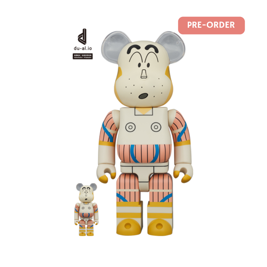 BE@RBRICK ロボとーちゃん 小新爸爸廣智 100％ & 400％