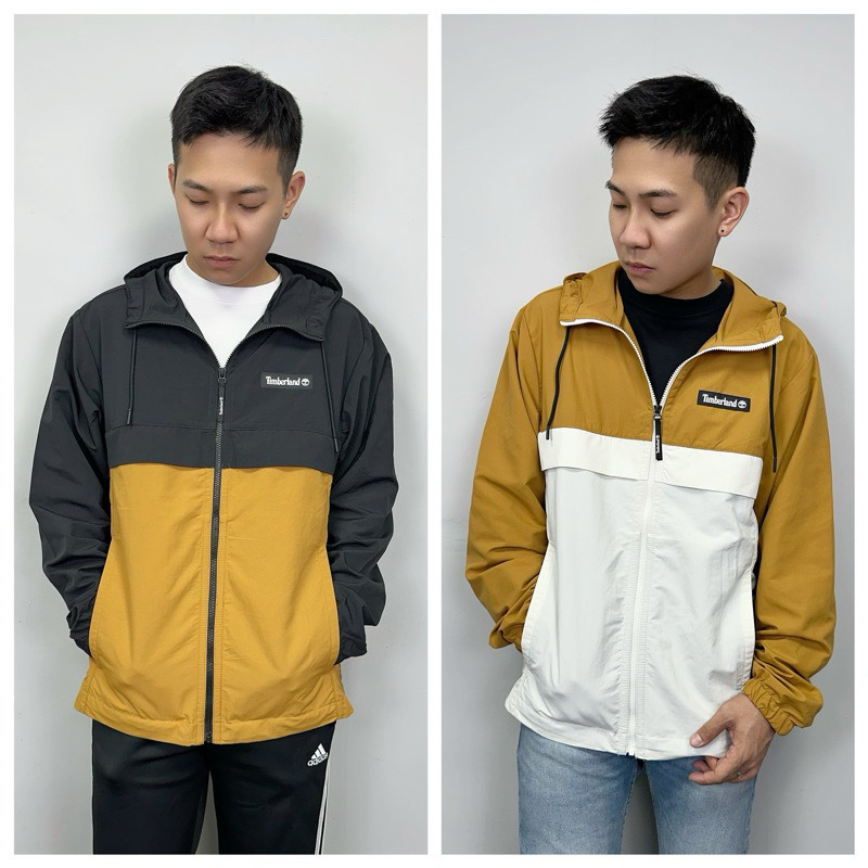 Timberland 雙色拼接 防風外套 連帽外套