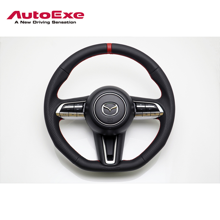 AUTOEXE 紅線方向盤 MAZDA3 BP