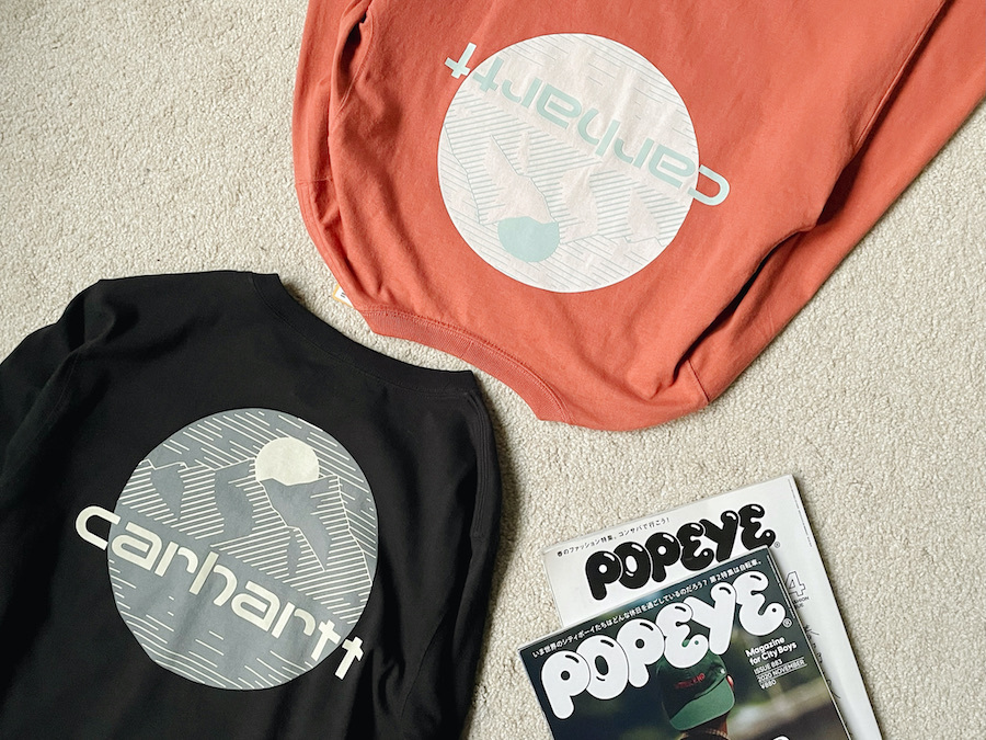 CARHARTT Mountain 落日餘暉 口袋 長TEE