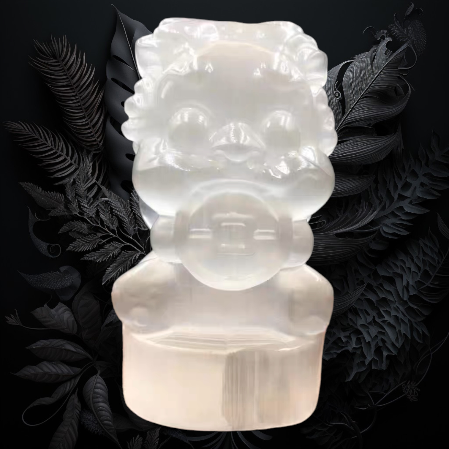 透石膏石 吞金獸 (水晶淨化柱)