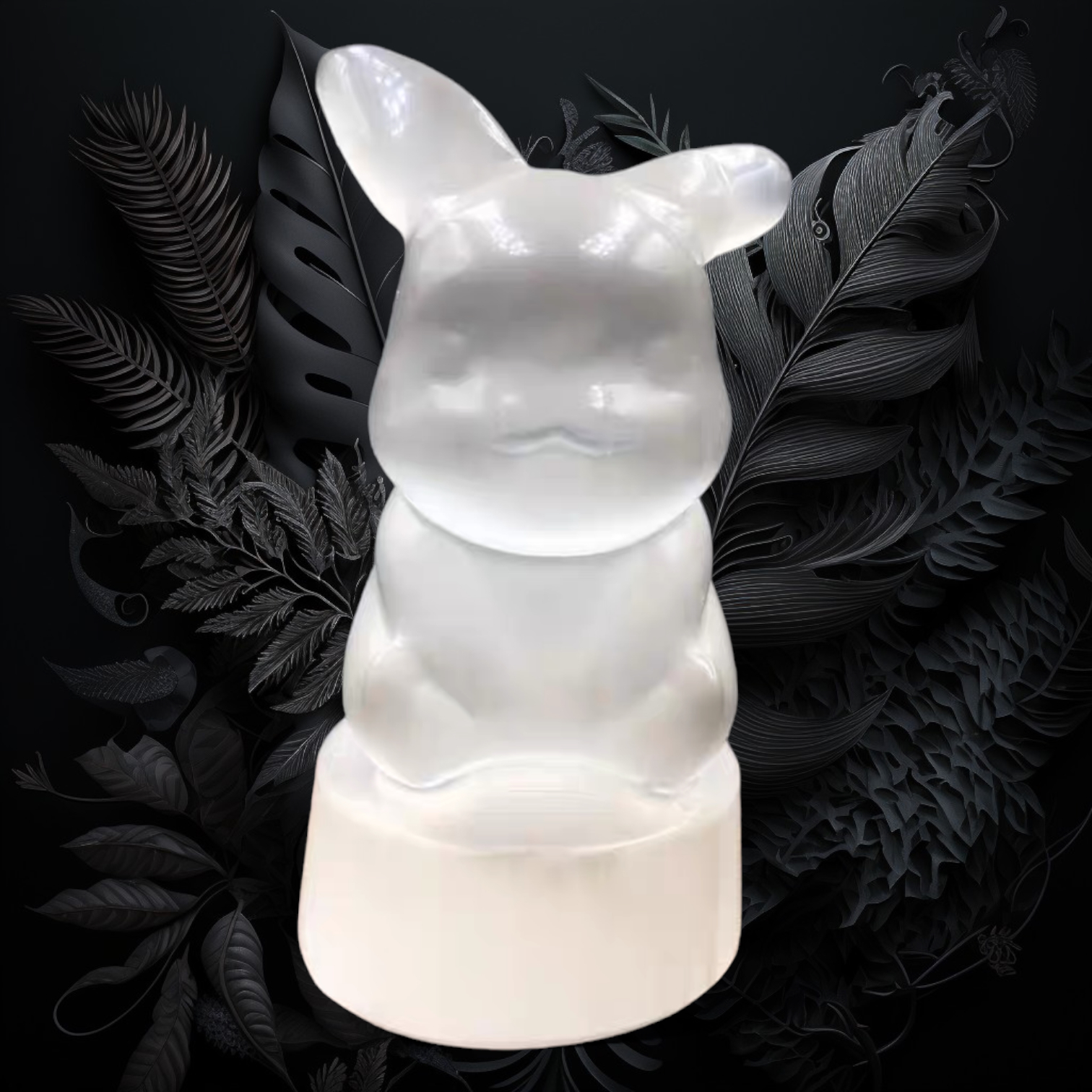 透石膏石 皮卡丘 (水晶淨化柱)