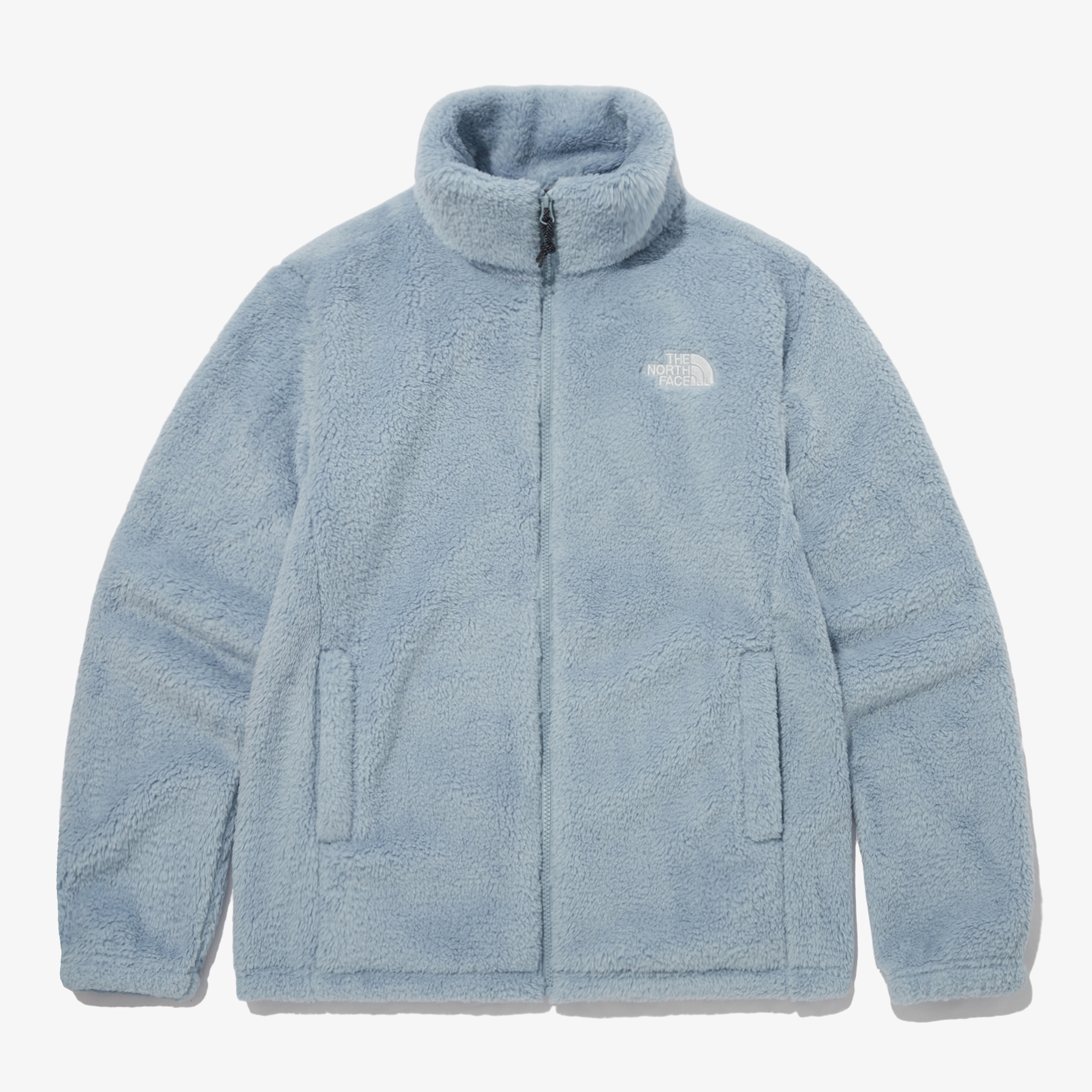 KR The North Face Comfy Alpha Fleece Zip Up Powder Blue