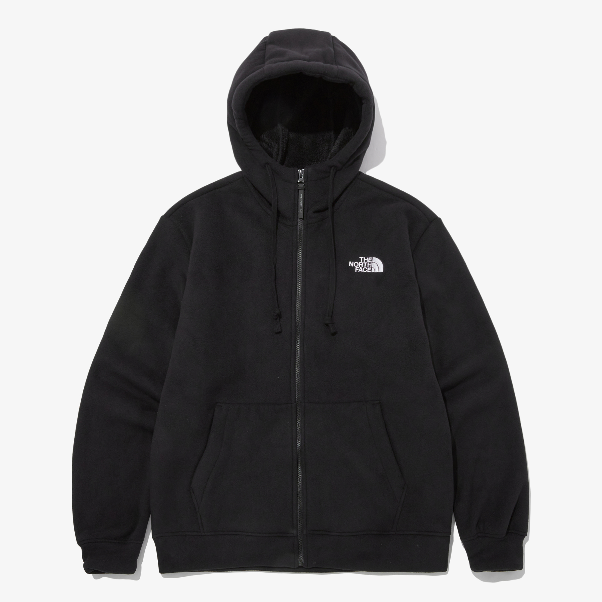 KR The North Face Furry Fleece Hoodie Black