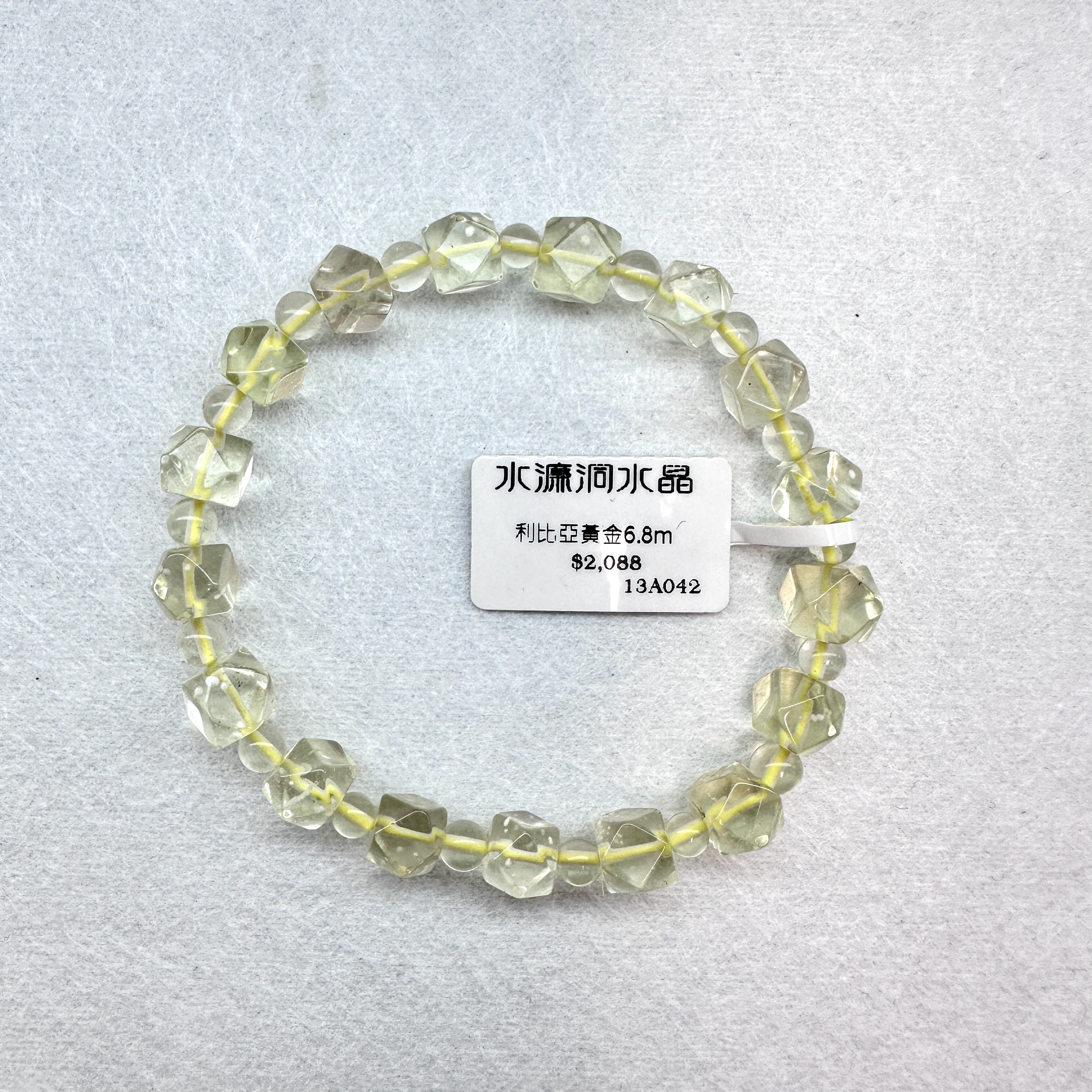 利比亞黃金隕石 6.8m (八菱角切面)