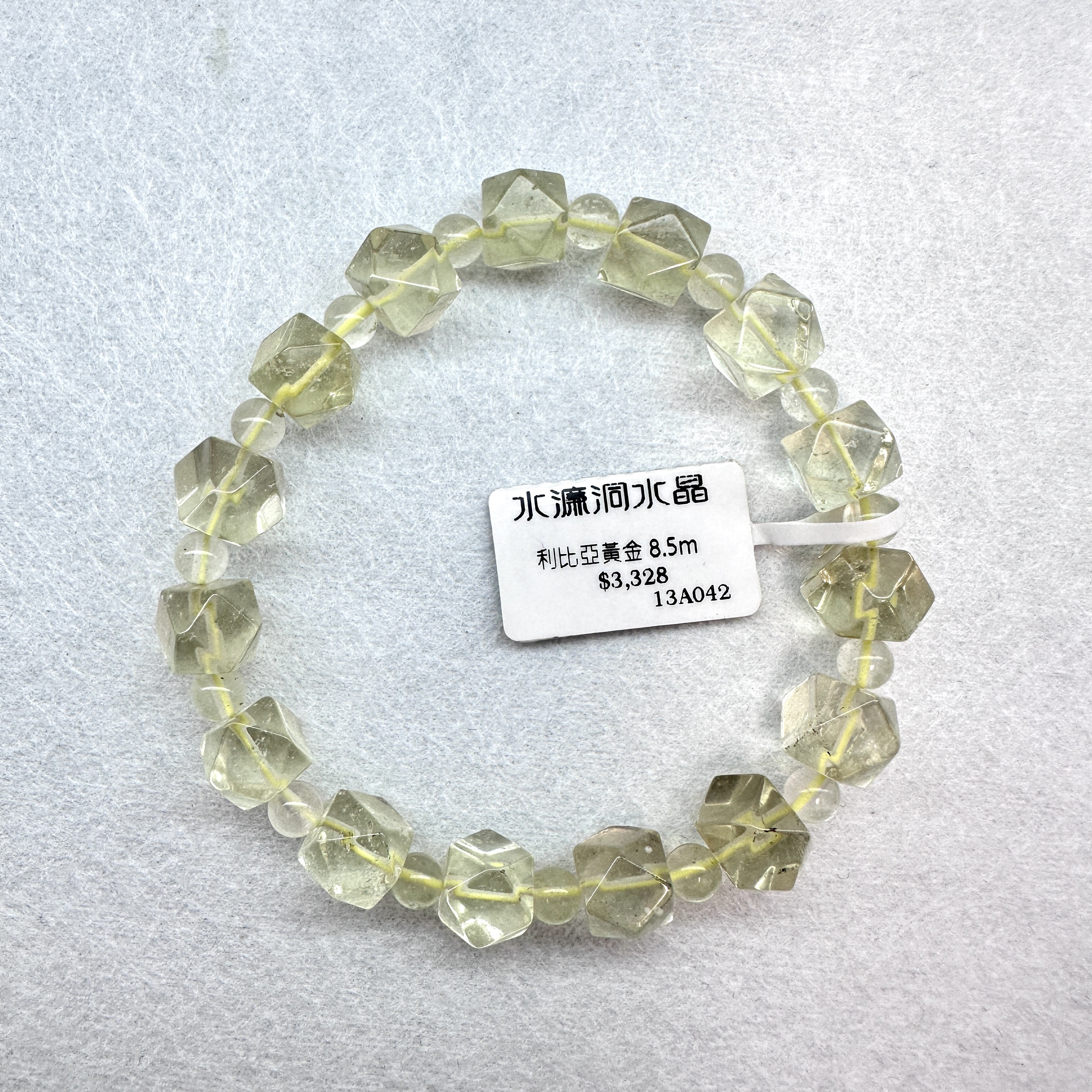 利比亞黃金隕石 8.5m (八菱角切面)