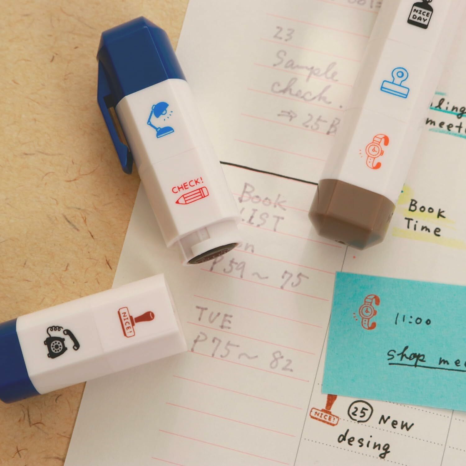 Eric聯名 迷你連續印章｜日本 Sanby