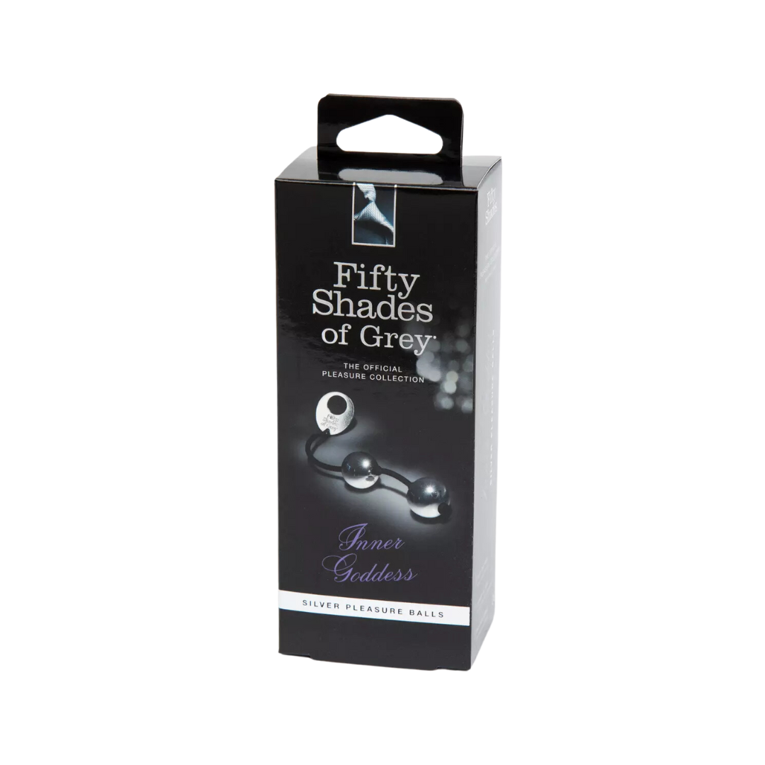 Fifty Shades of Grey 銀色金屬縮陰球 221g