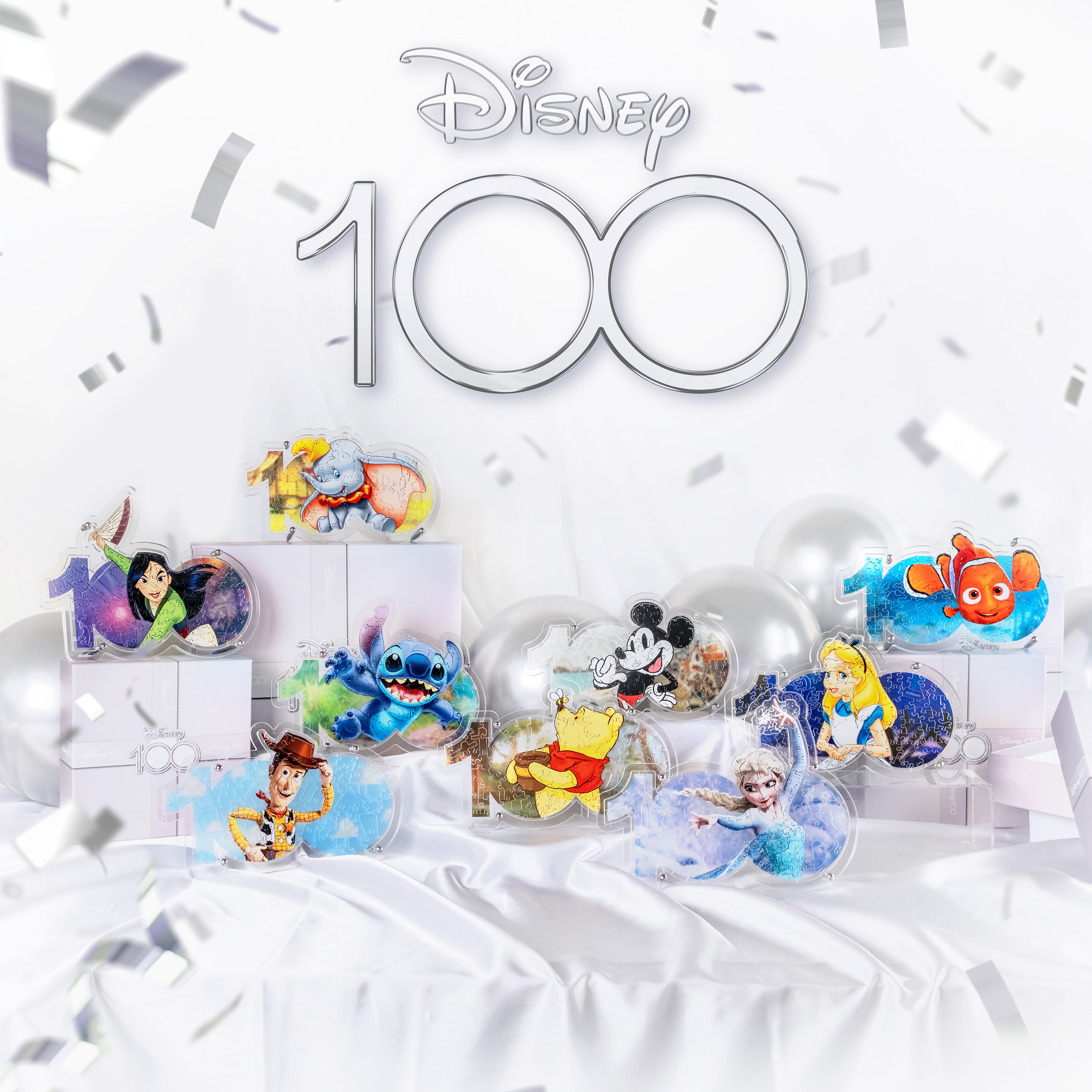 迪士尼紀念木拼專用框