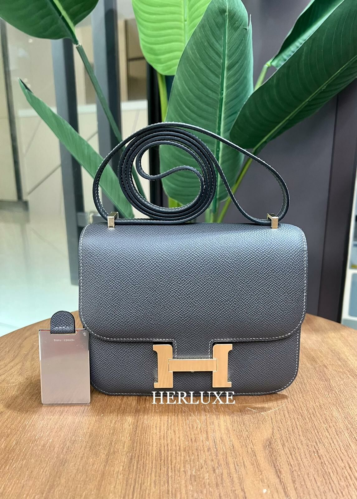 Constance mini mirror 88 graphite cp epsom B