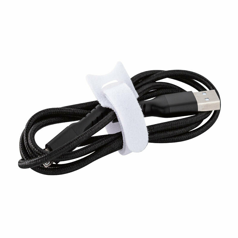 魔鬼氈束線帶/白 5入