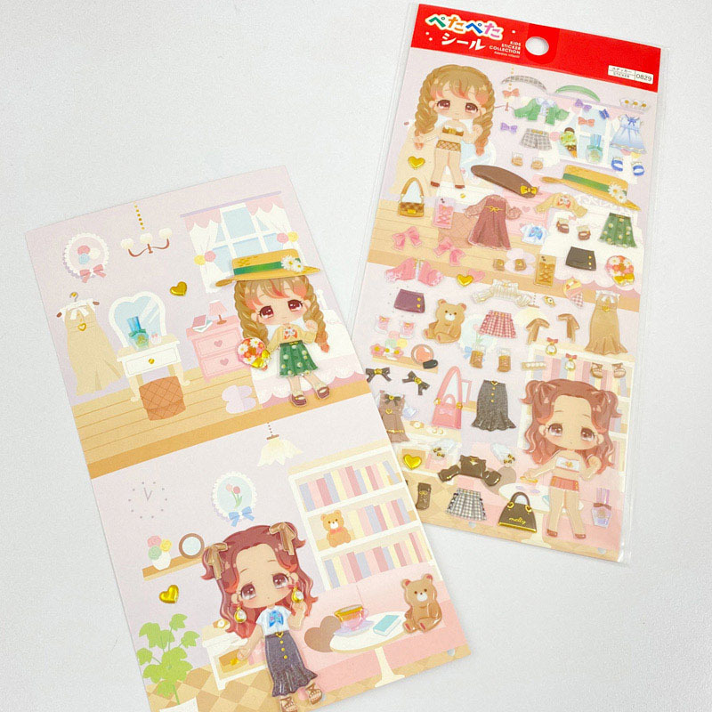 貼紙玩具/換裝貼紙E