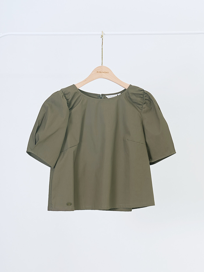 月光細語短袖上衣-山谷