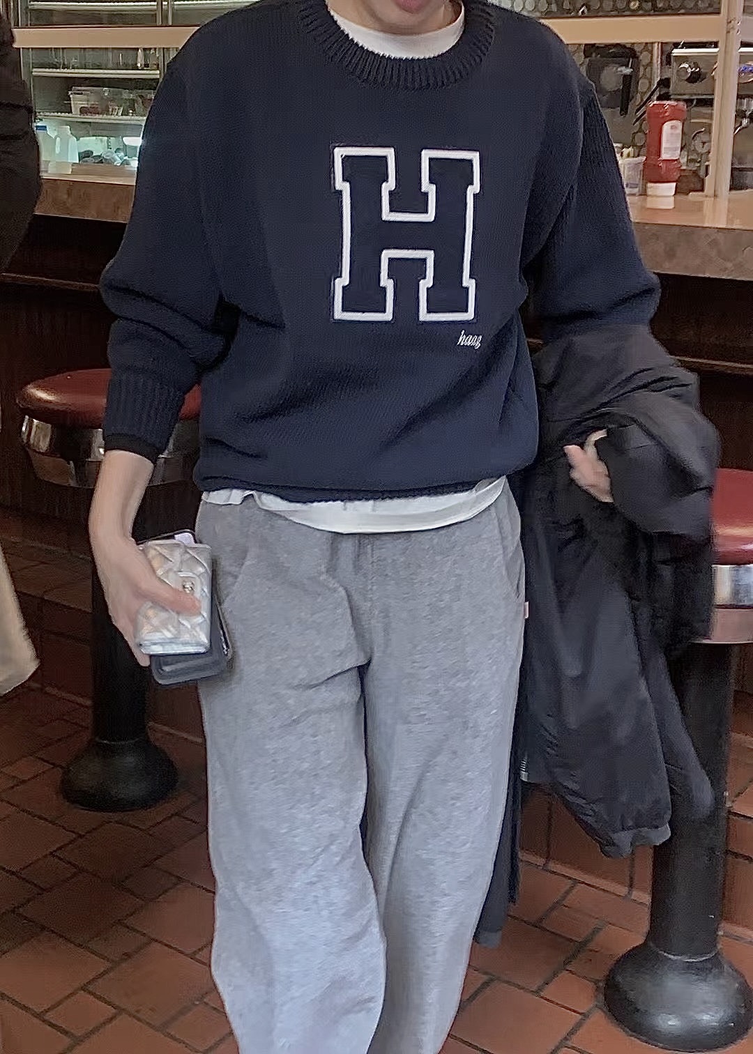 H字貼布毛衣*4色