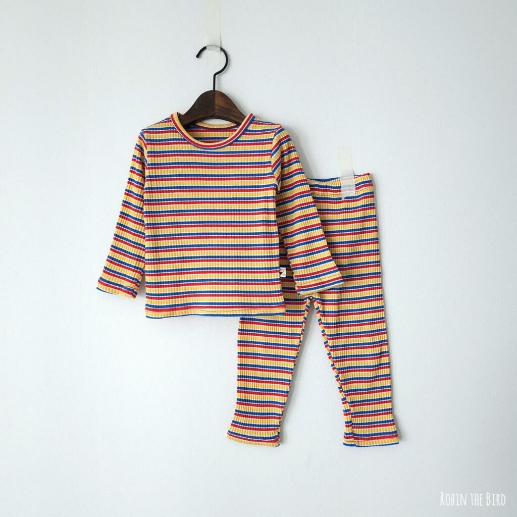(現貨) 韓國童裝 Top+bottom 家居服/ 睡衣 set