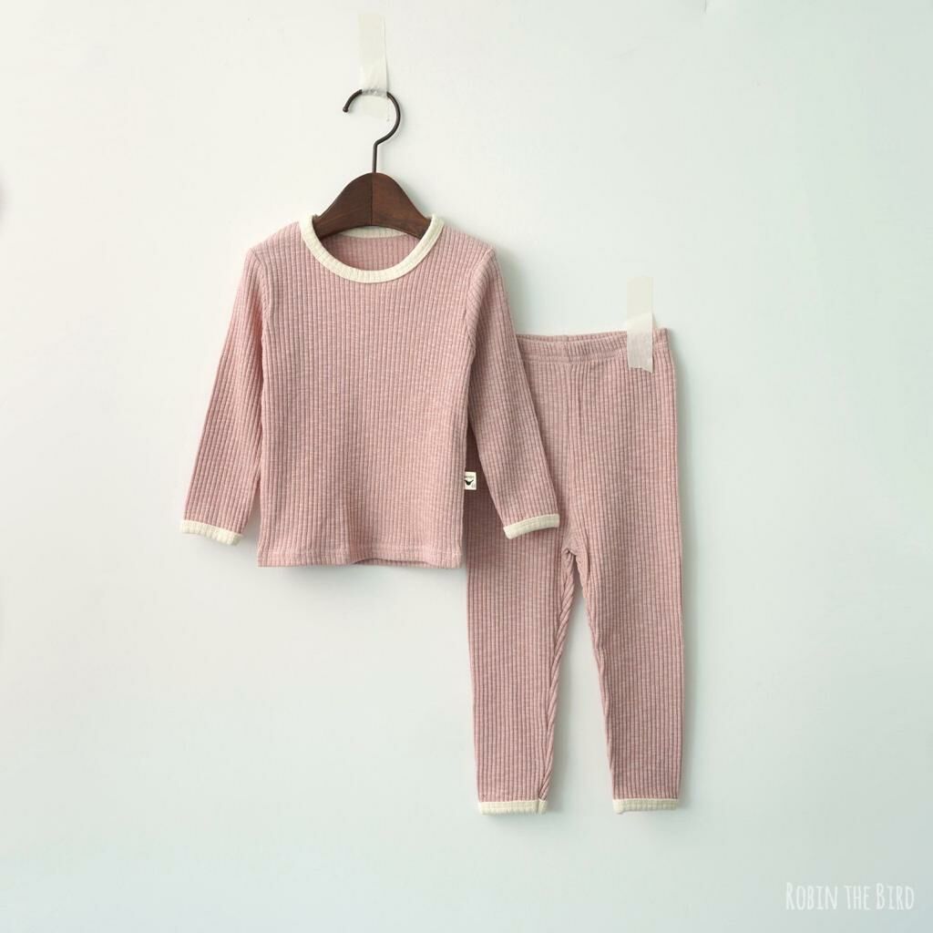 (現貨) 韓國童裝 Top+bottom 家居服 / 睡衣set (3色)